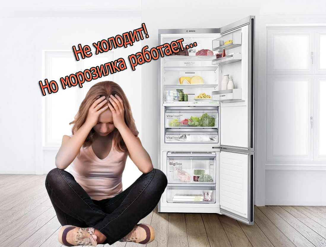 Не холодит а морозилка работает