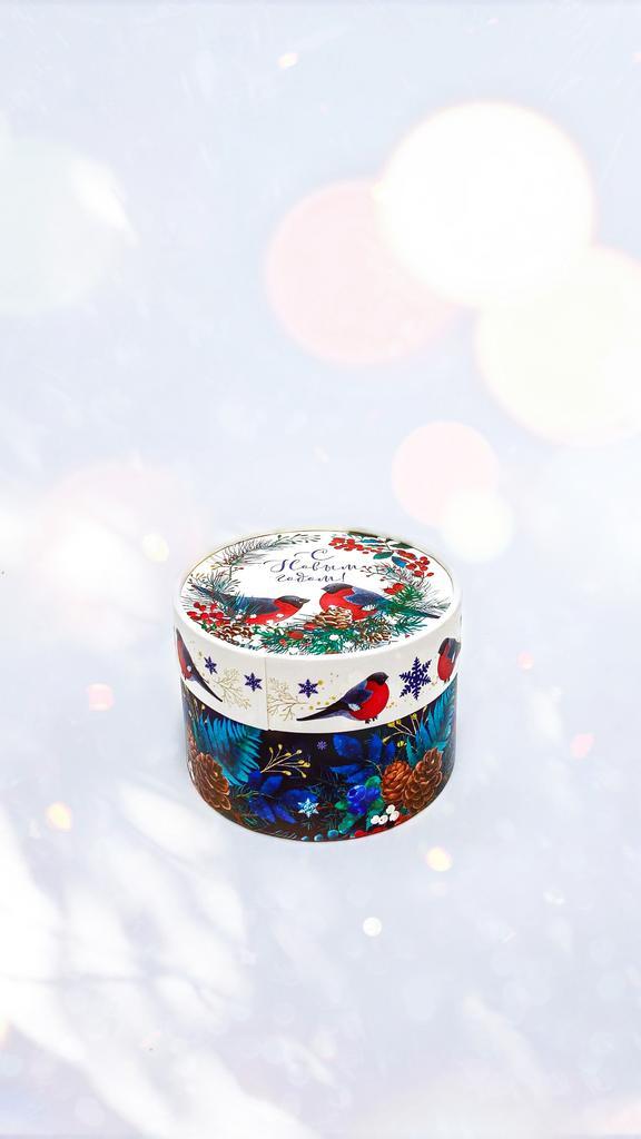 Новогодний подарок Гофра Дед Мороз фигурный