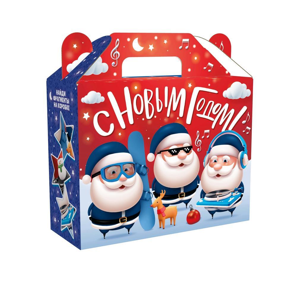 Новогодний подарок Сундучок снегири