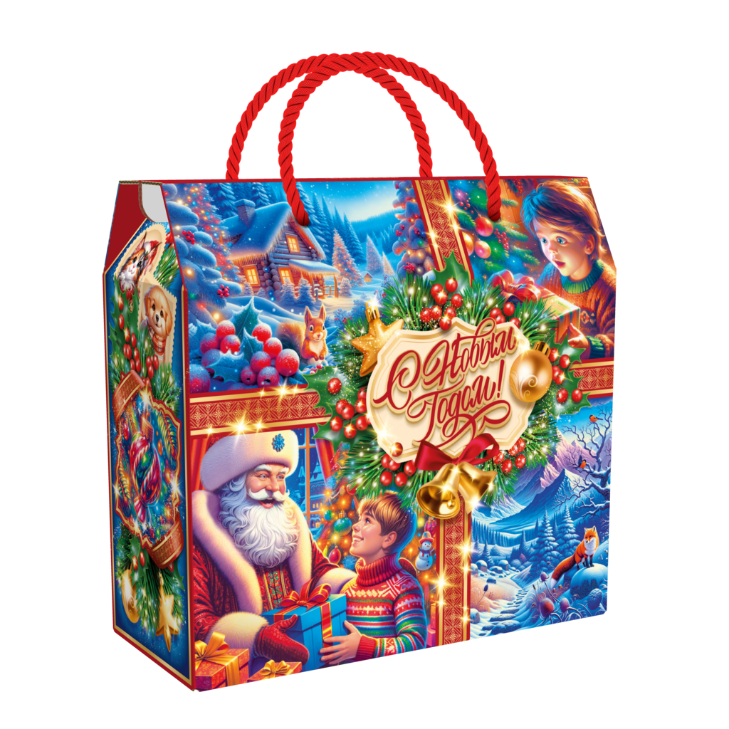 Подарокна новый год Снегири на ветке