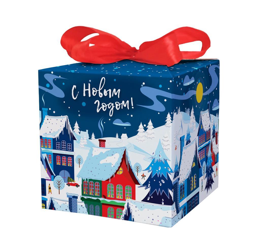 Новогодний подарок Сундучок бирюзовый