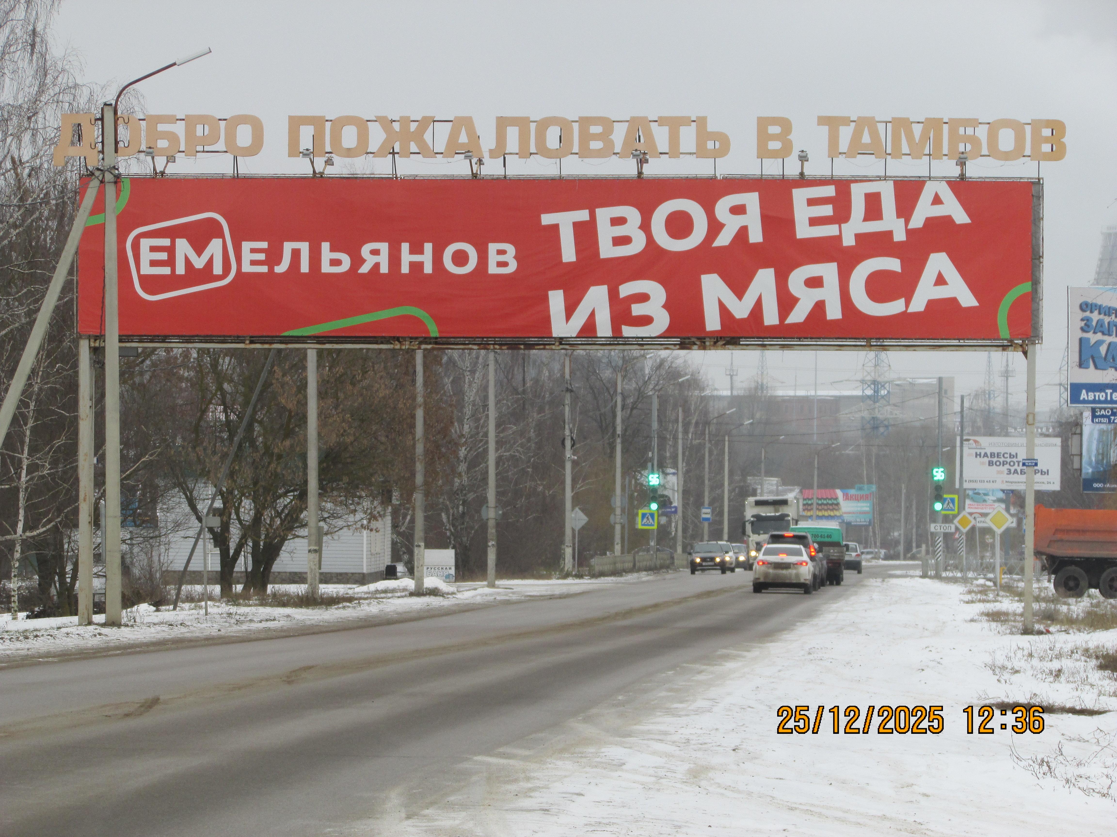 Рекламный щит, с. Донское, ул. Советская, 45