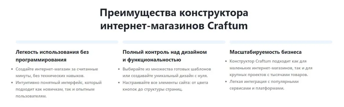 Создание интернет-магазина в конструкторе