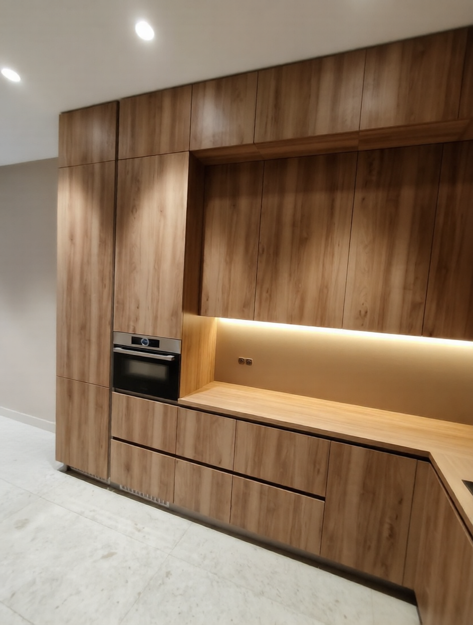 кухня шпонированные фасады