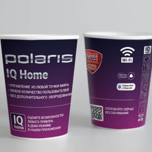 Производство брендированных стаканчиков Polaris
