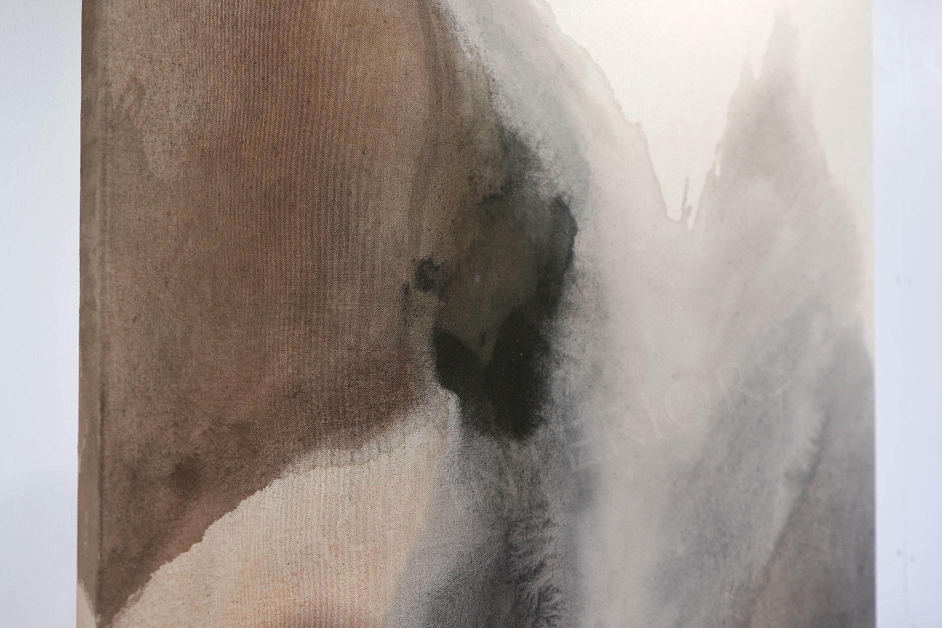 абстракция бежевый цвет картина