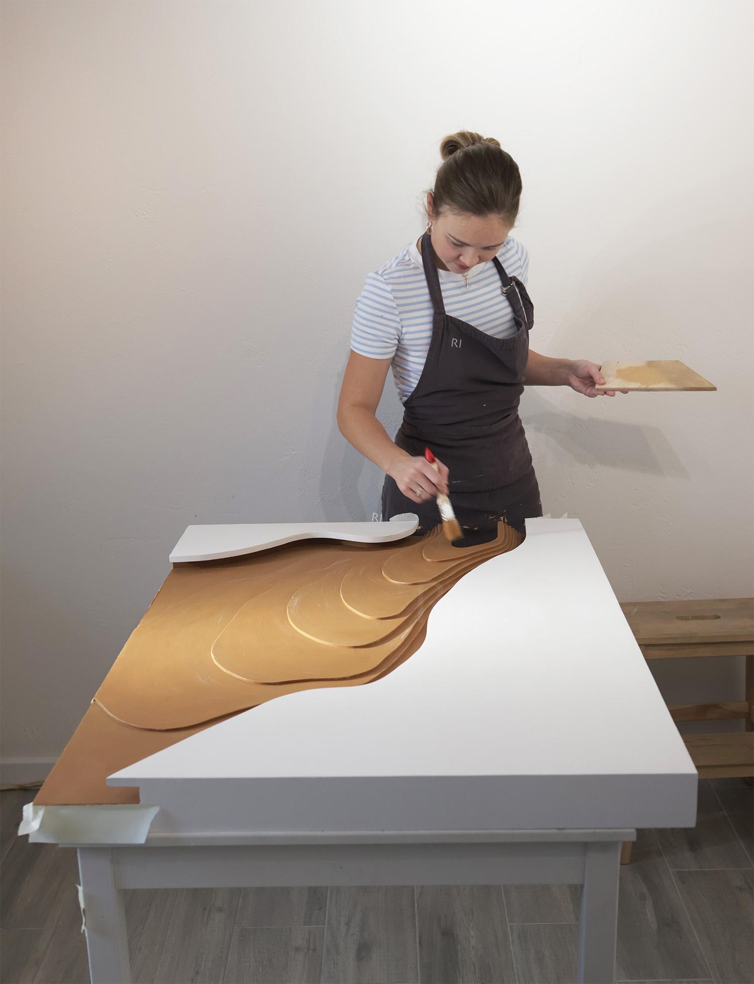 барельеф панно ар деко