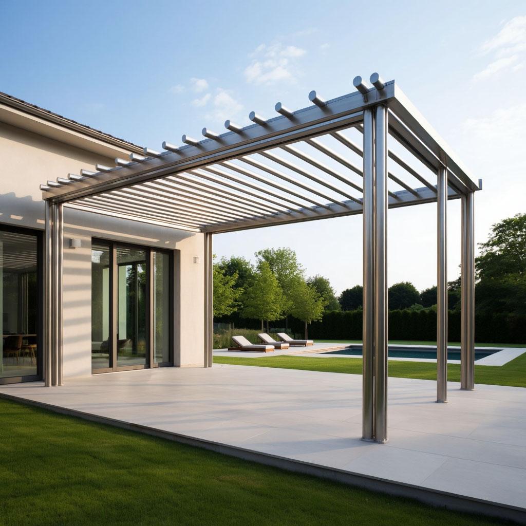 навес из нержавеющей стали