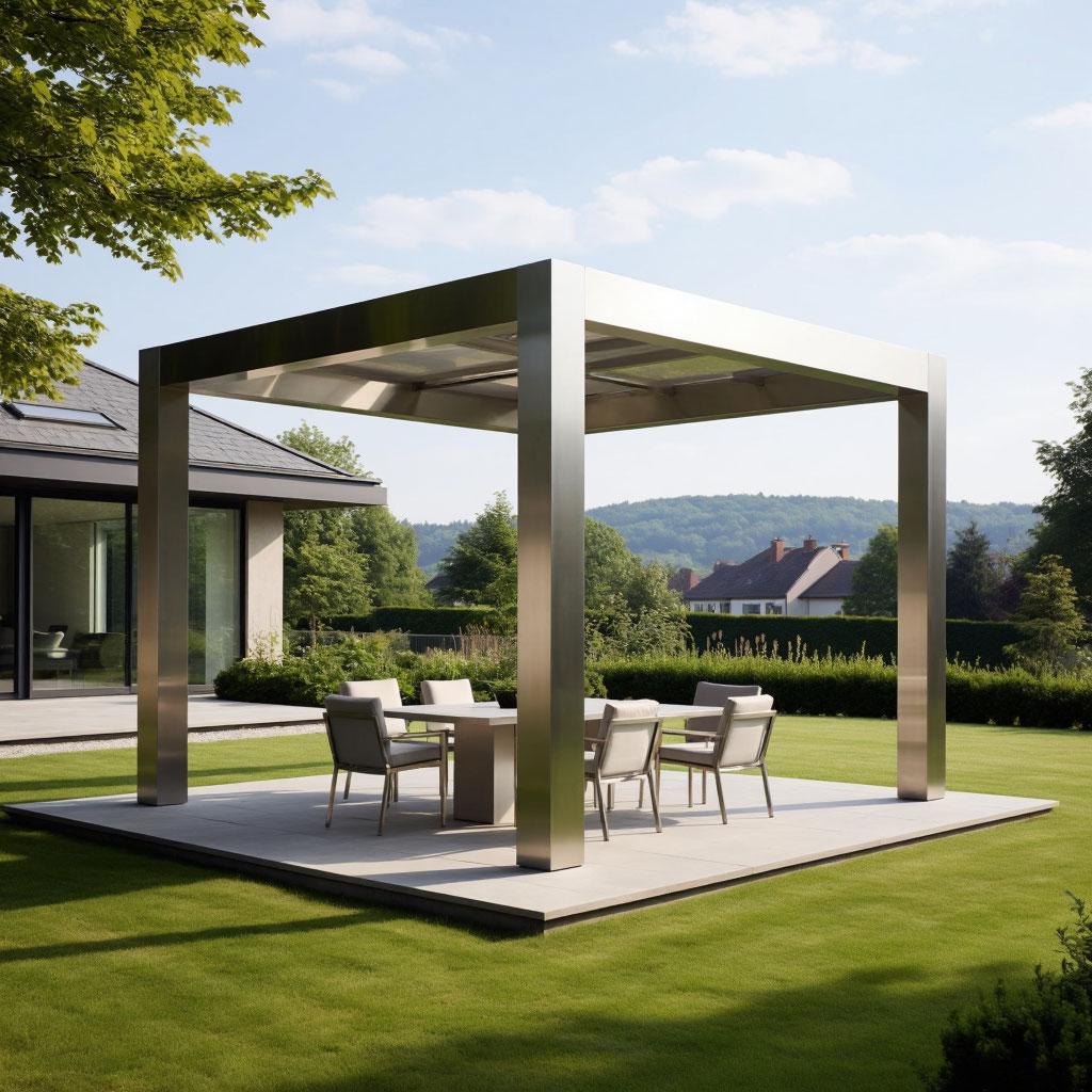 беседка из нержавейки