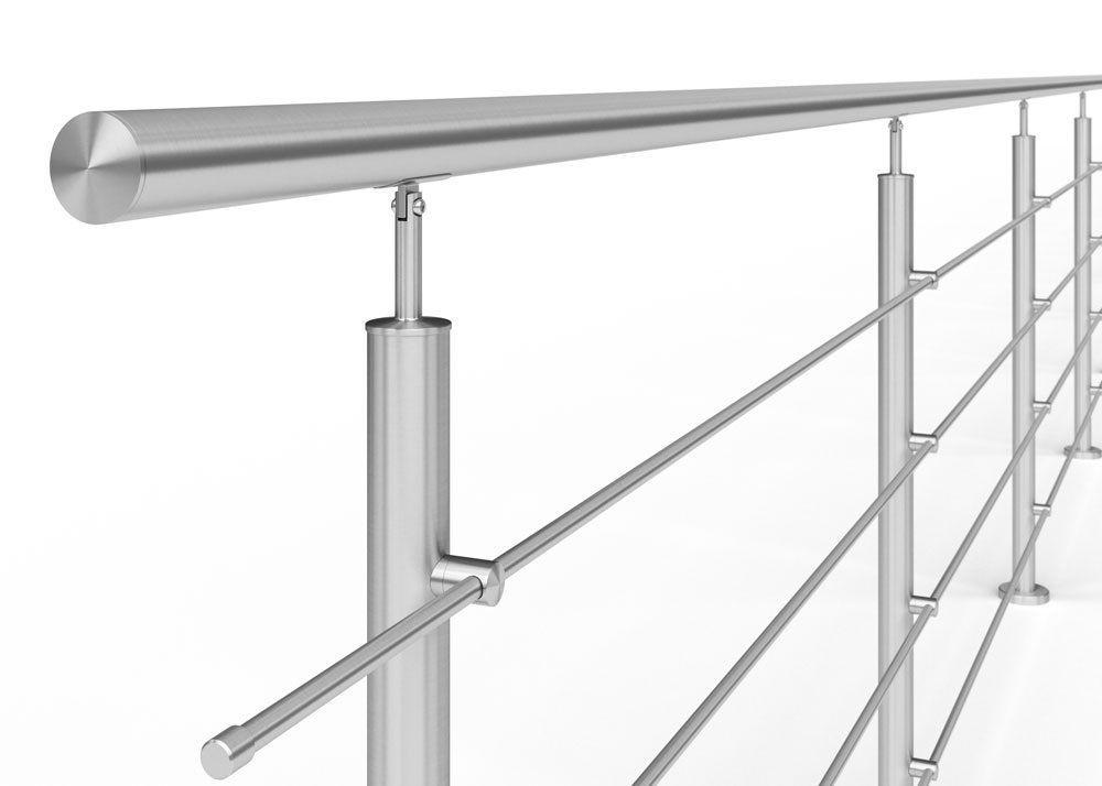 пристенный поручень из нержавейки