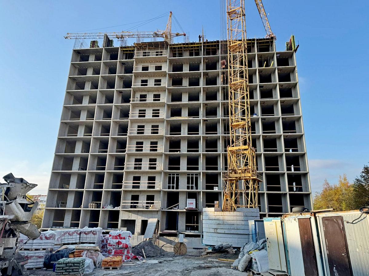 ход строительства октябрь