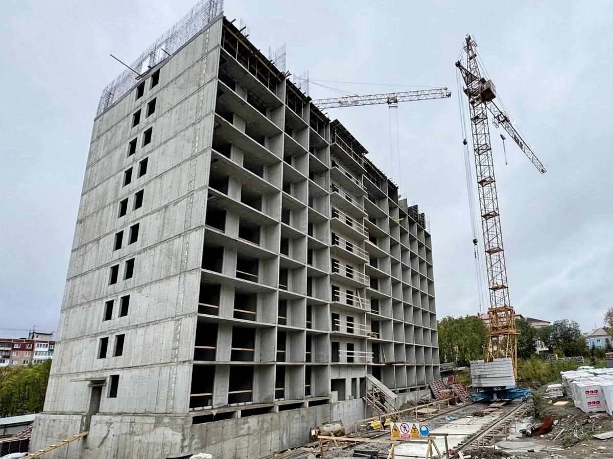 ход строительства сентябрь
