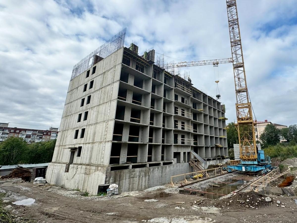 ход строительства август