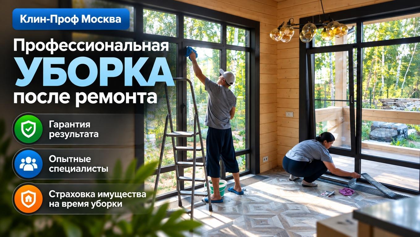 как убрать квартиру после ремонта