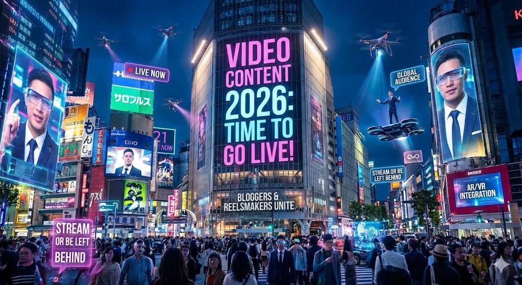 Видеоконтент в 2026 году: почему блогерам и рилсмейкерам пора выходить в эфир