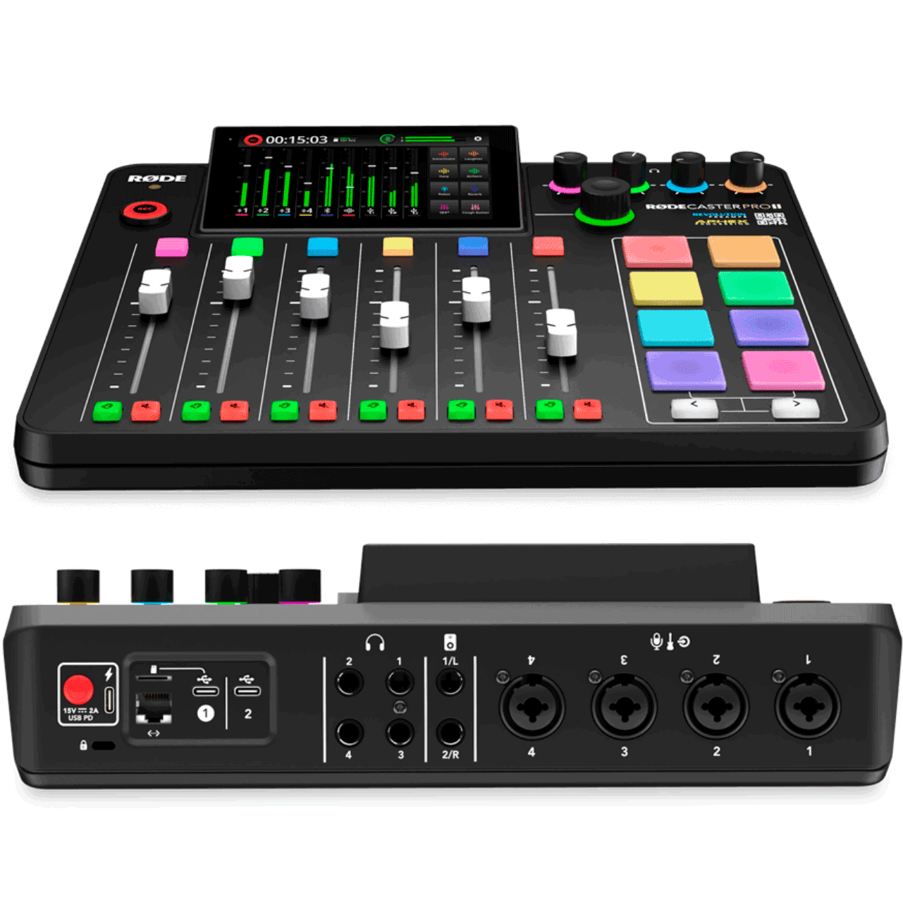 АУДИО КОНСОЛЬ для ЗАПИСИ КАЧЕСТВЕННЫХ ПОДКАСТОВ RODECASTER PRO II