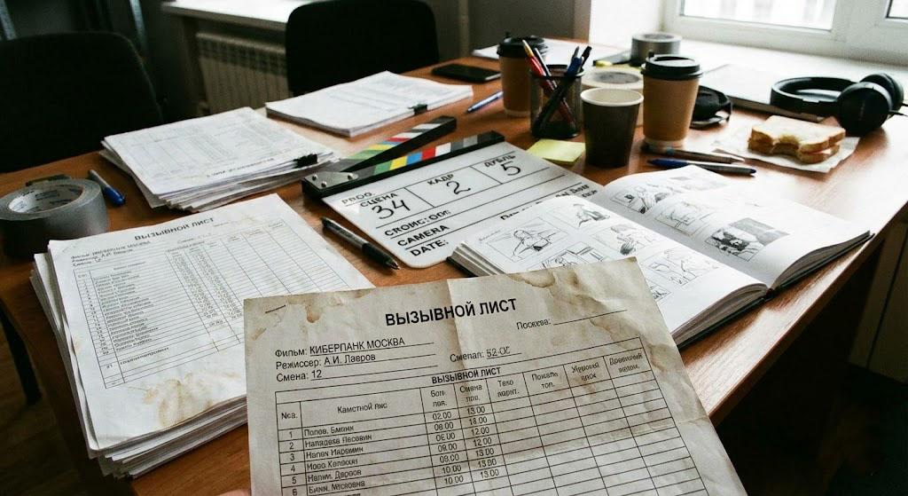 Вызывного листа (Call Sheet)