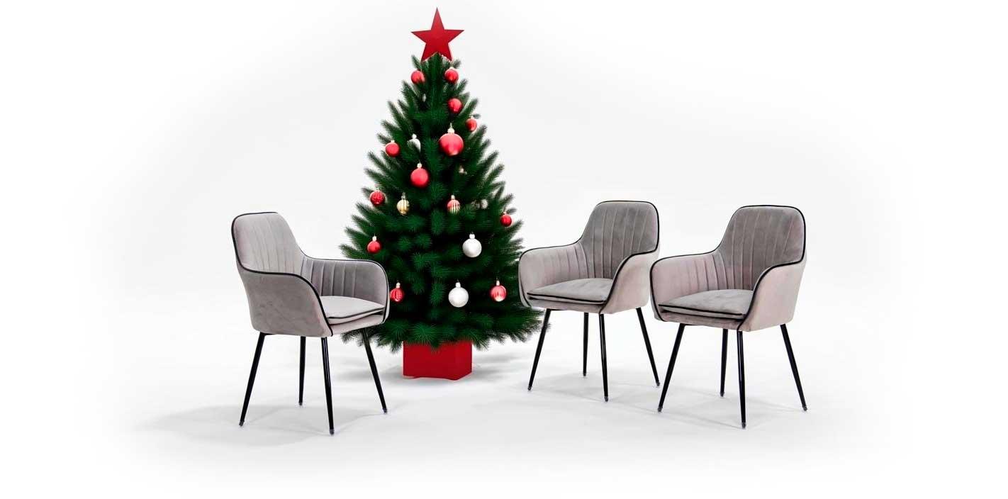 Белая циклорама для маркетплейс, Новогодняя