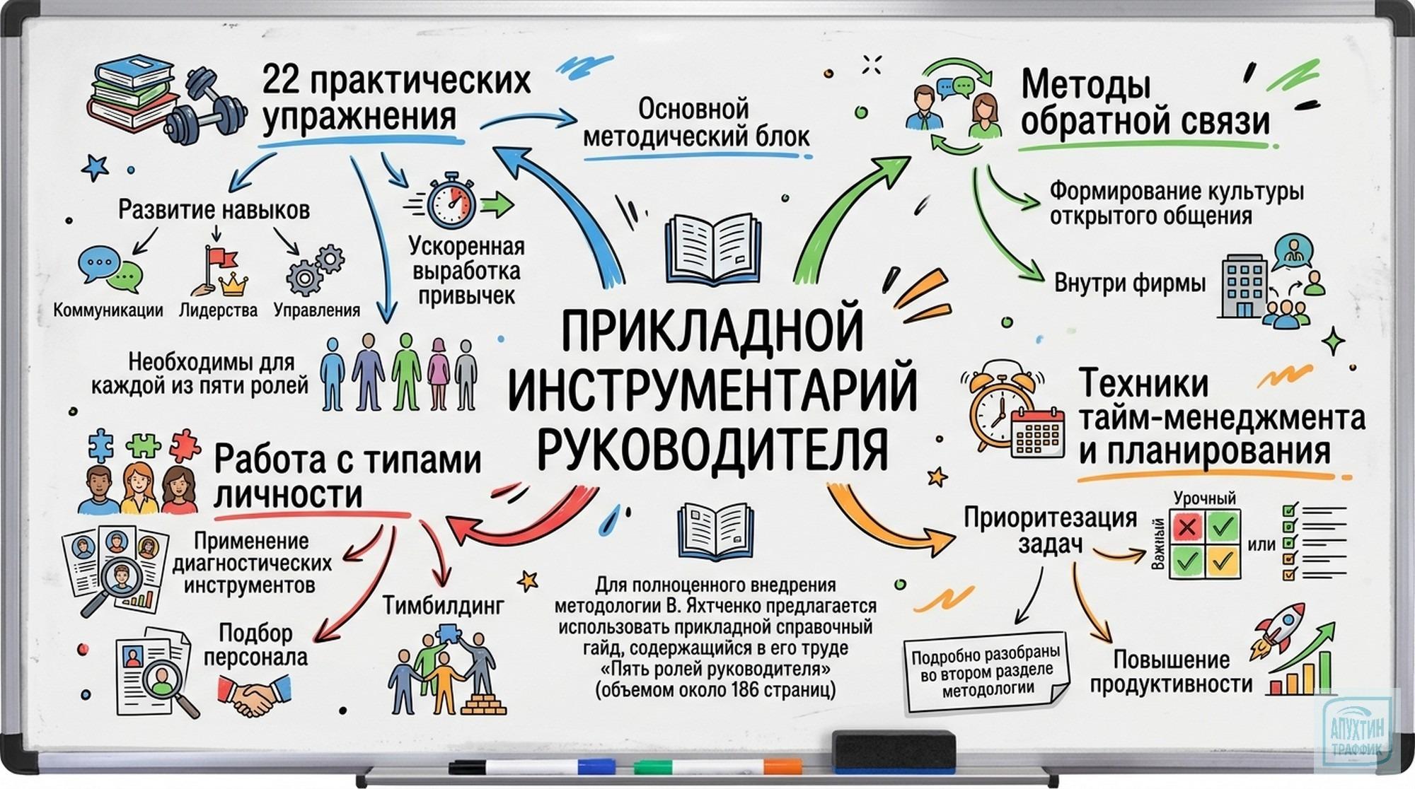 Успешное управление через 5 ролей: разбираем методологию Яхтченко