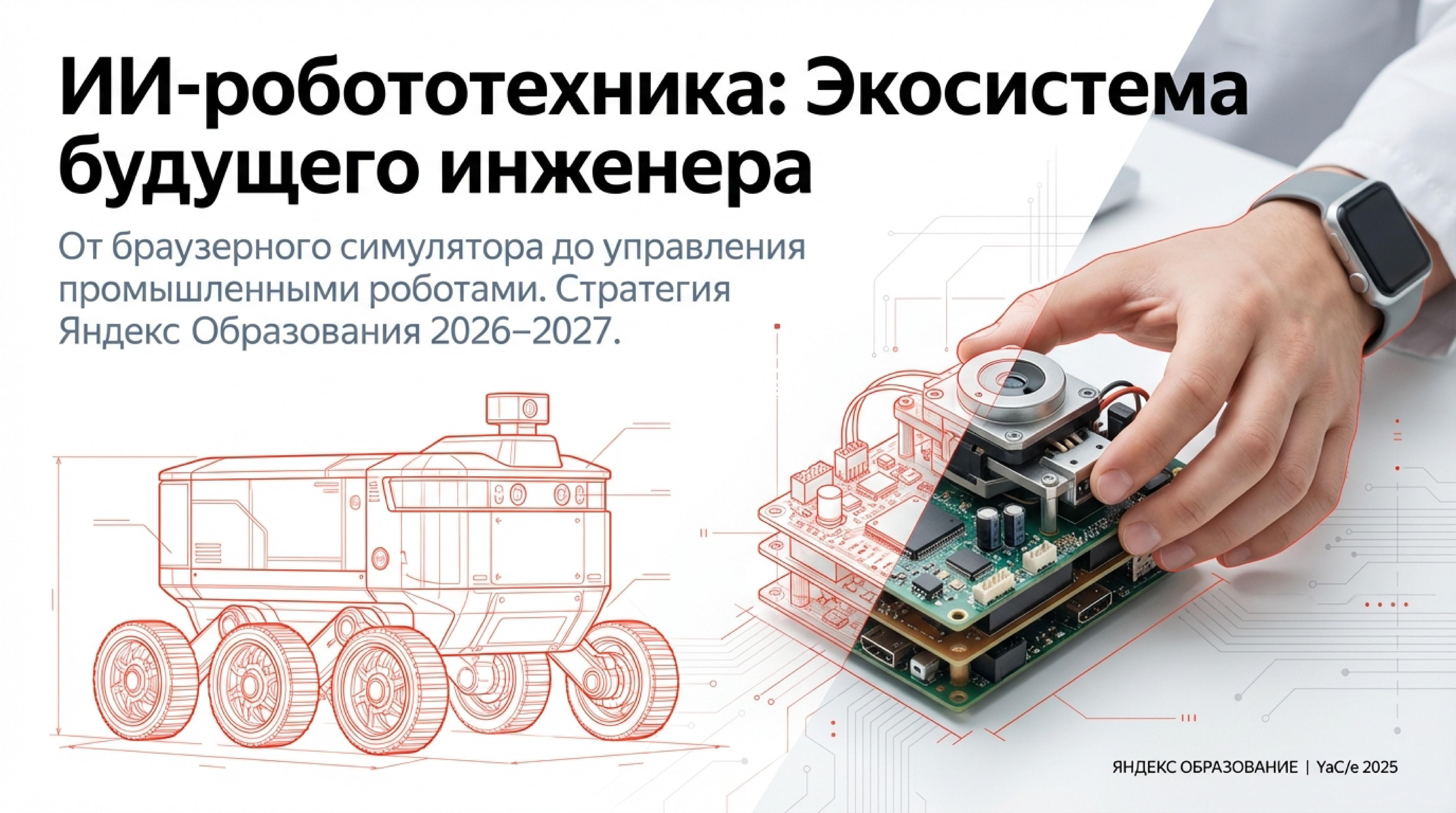 Яндекс Образование запускает крутую программу по ИИ‑робототехнике