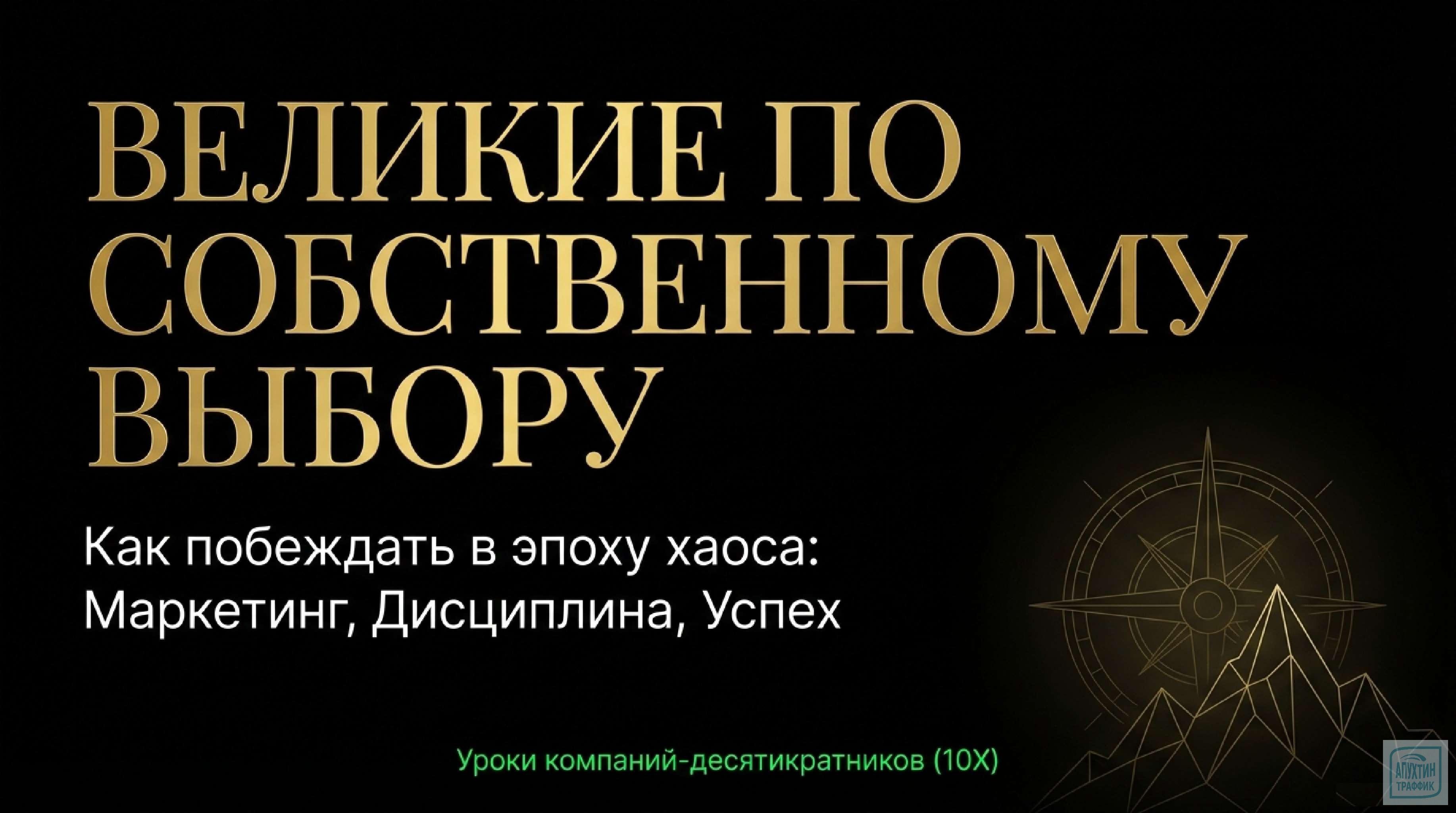 Маркетинг в стиле 10X: российские кейсы в 2026 по Коллинзу и Хансену "Великие по собственному выбору"