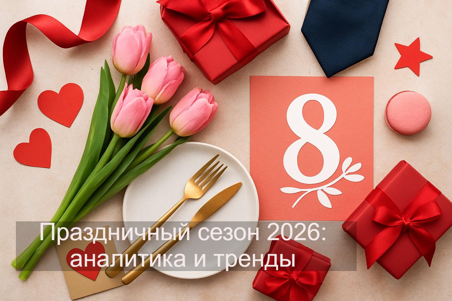 Праздничный сезон 2026: аналитика и тренды