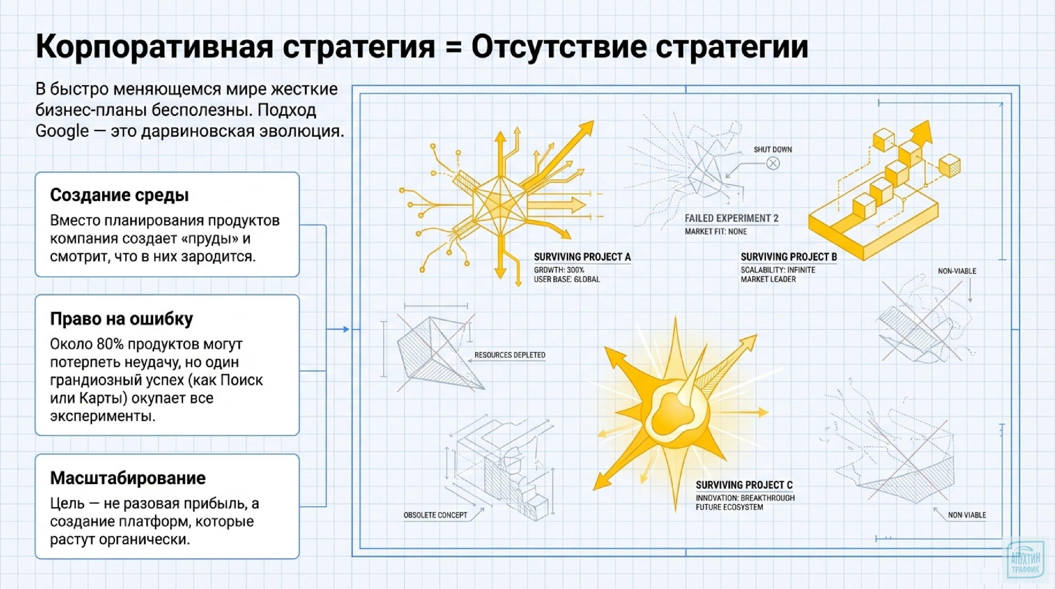 Управляемый хаос Google: от идеи к миллиардному продукту