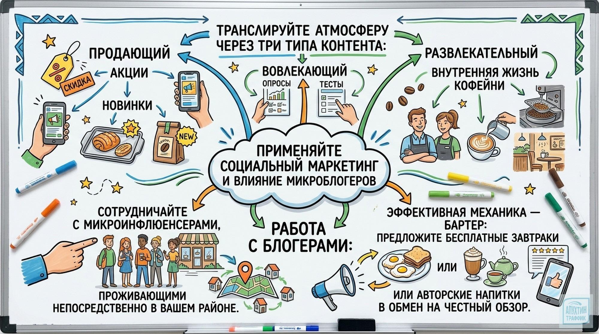 Маркетинг кофейни без ошибок: полный план из 10&nbsp;этапов&nbsp;—&nbsp;от геоаналитики до работы с отзывами и коллаборациями
