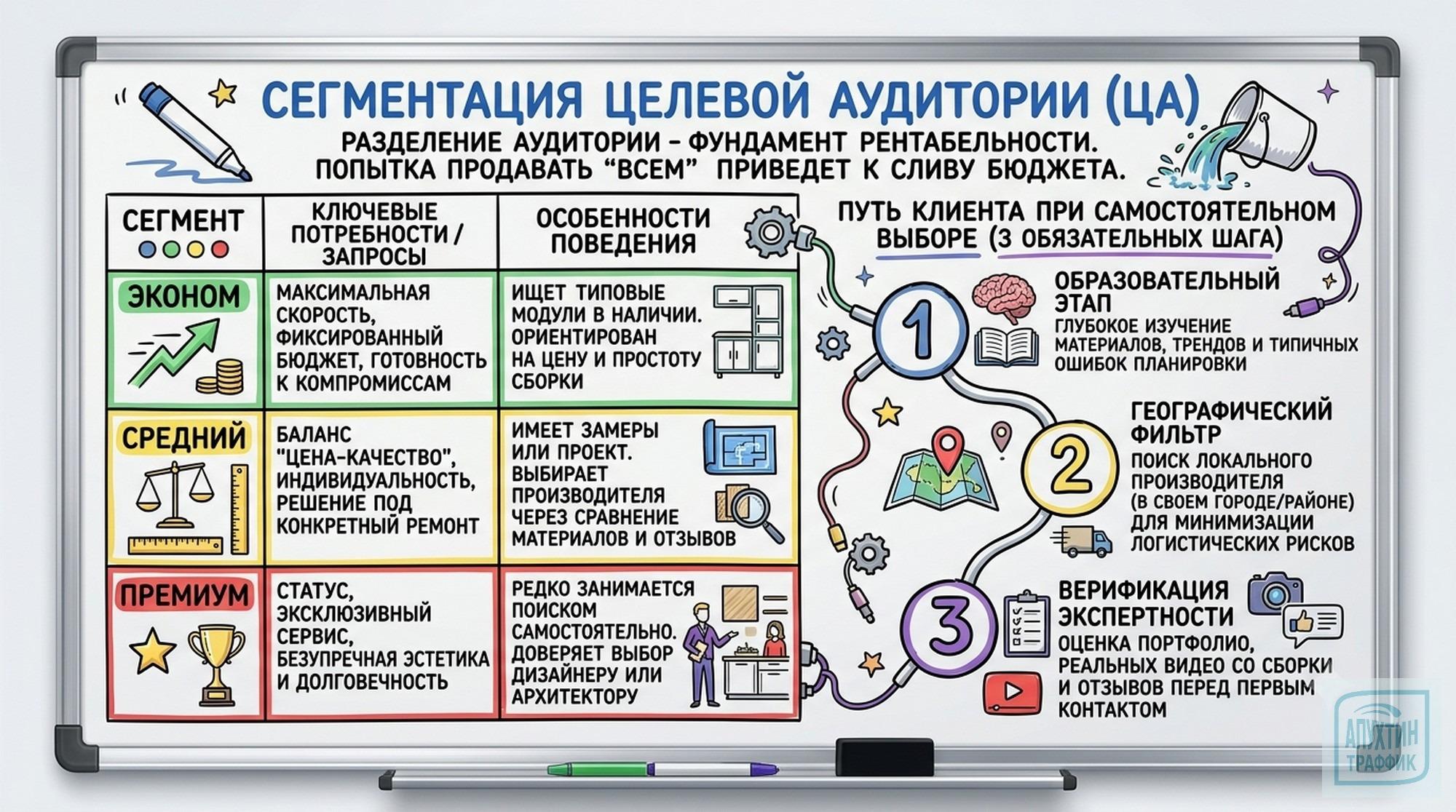 «Маркетинг кухонь на заказ: разбираем специфику ниши, сегменты и рабочие каналы привлечения клиентов