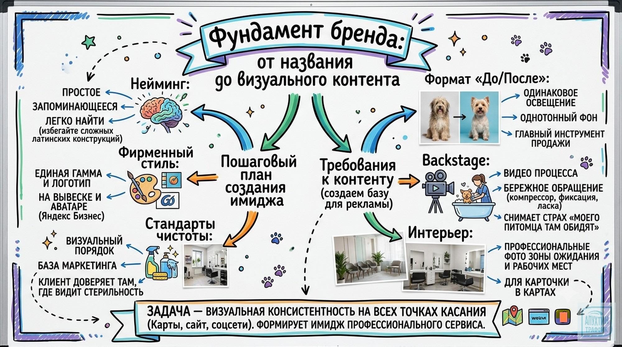 Продвижение груминг‑салона: строим систему от бренда до рекламы и удерживаем клиентов
