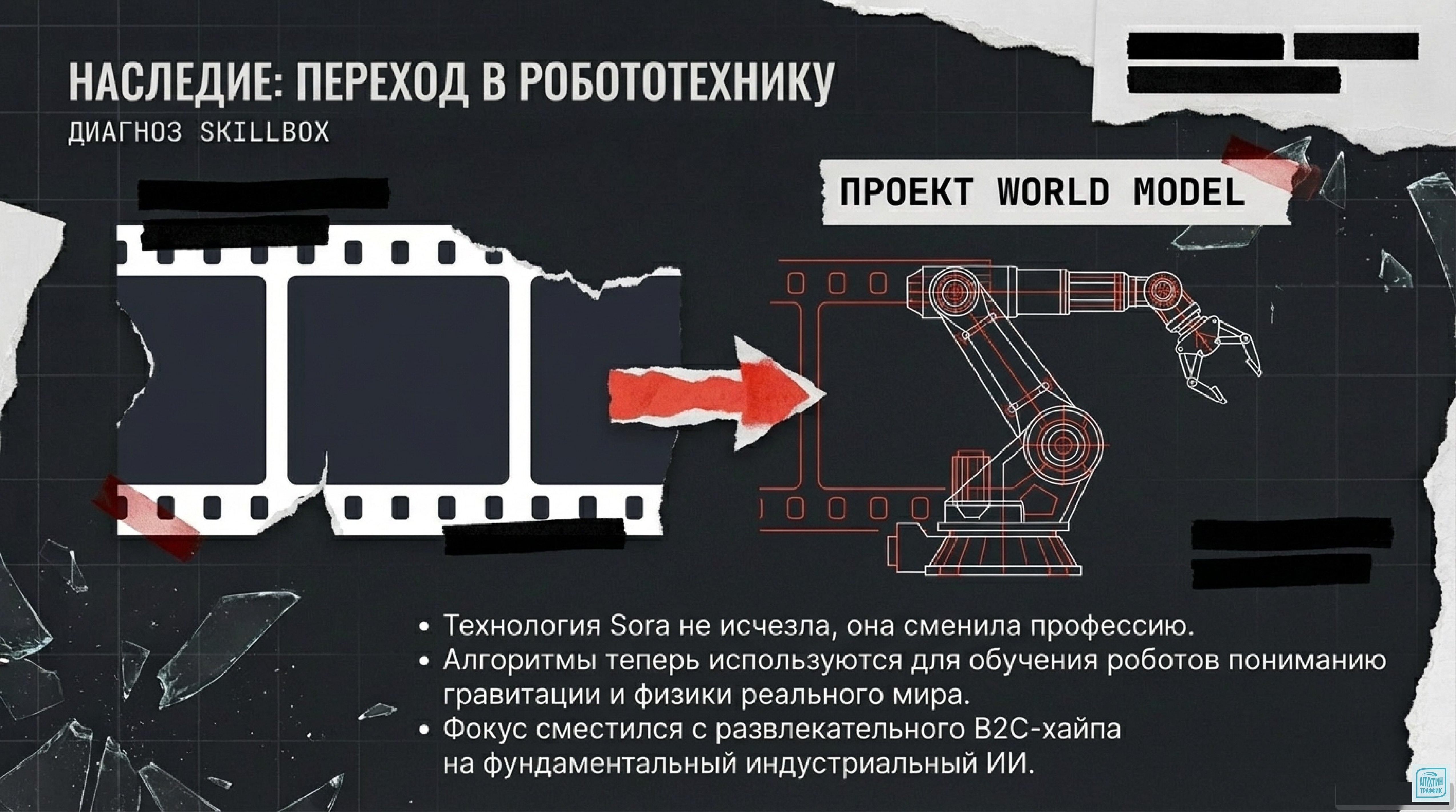 Закрытие Sora как стратегия: перераспределение инженеров, технологий и бюджета OpenAI на ключевые цели