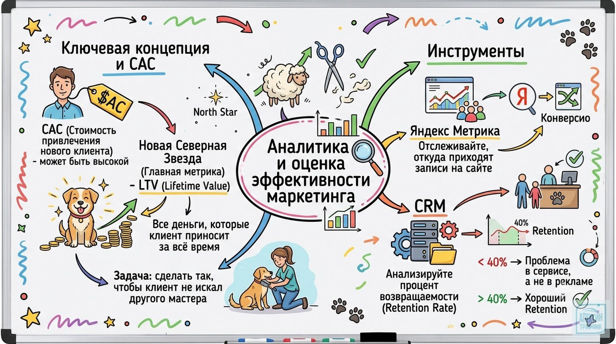 Эффективный маркетинг груминг‑салона: от позиционирования до настройки рекламы в Директе