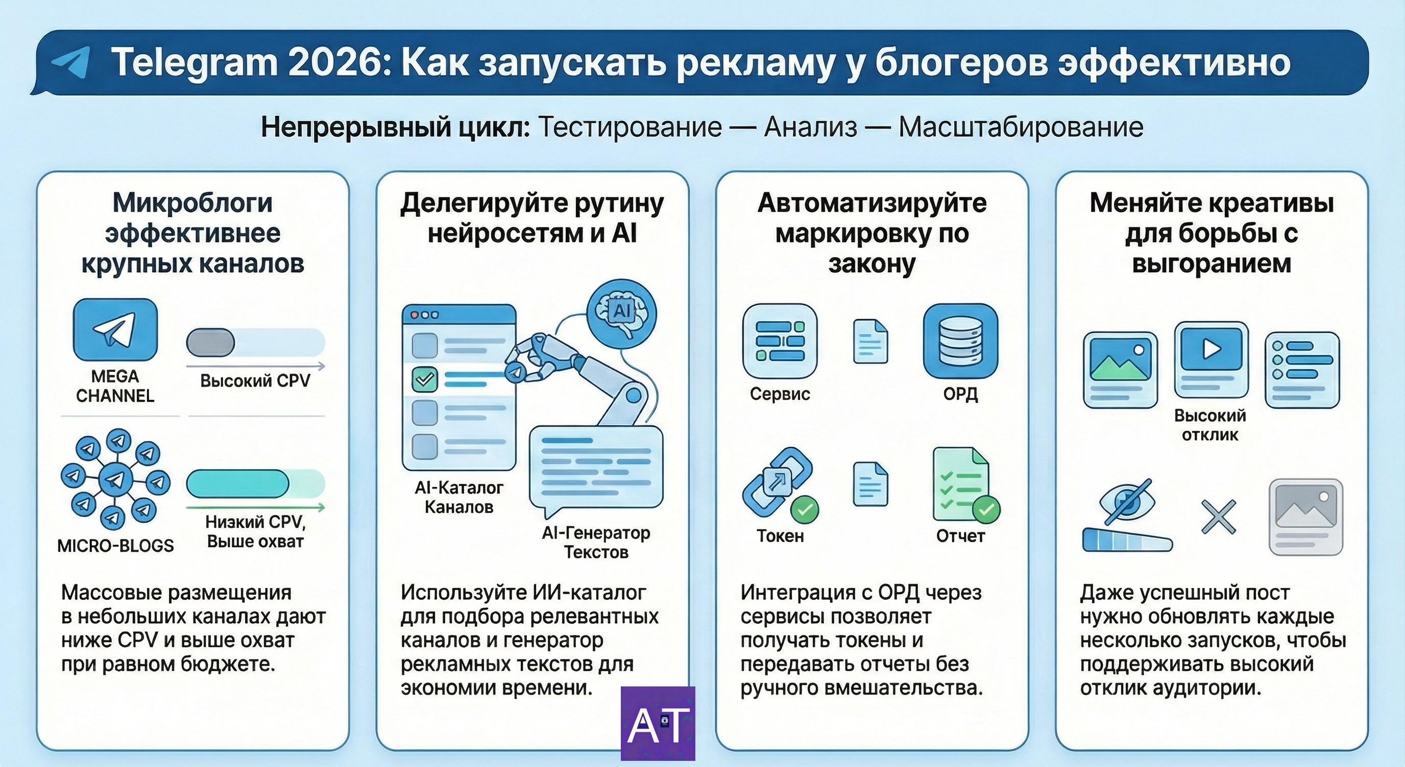 Как эффективно запускать рекламу в Telegram: стратегия, ошибки и автоматизация в 2026