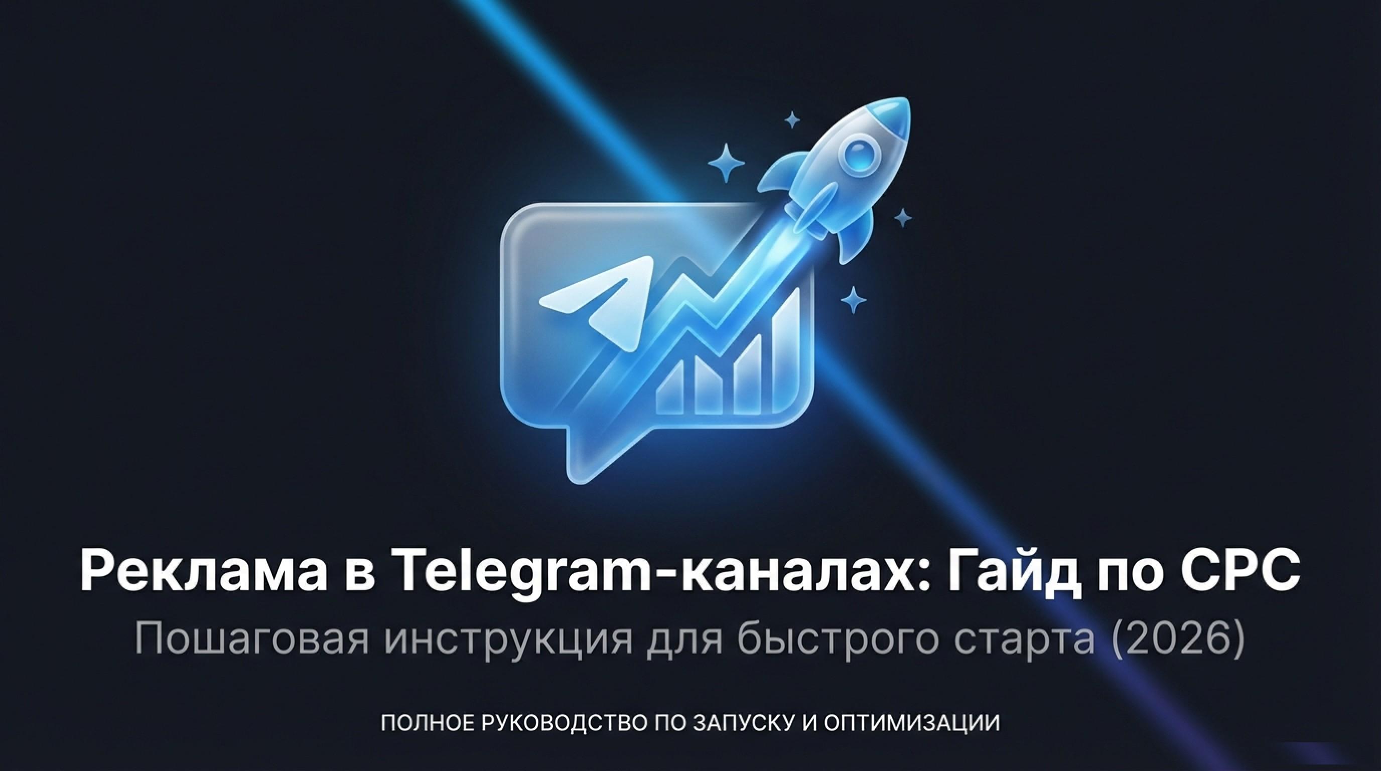 Реклама в Telegram-каналах: полное руководство по CPC-продвижению 2026