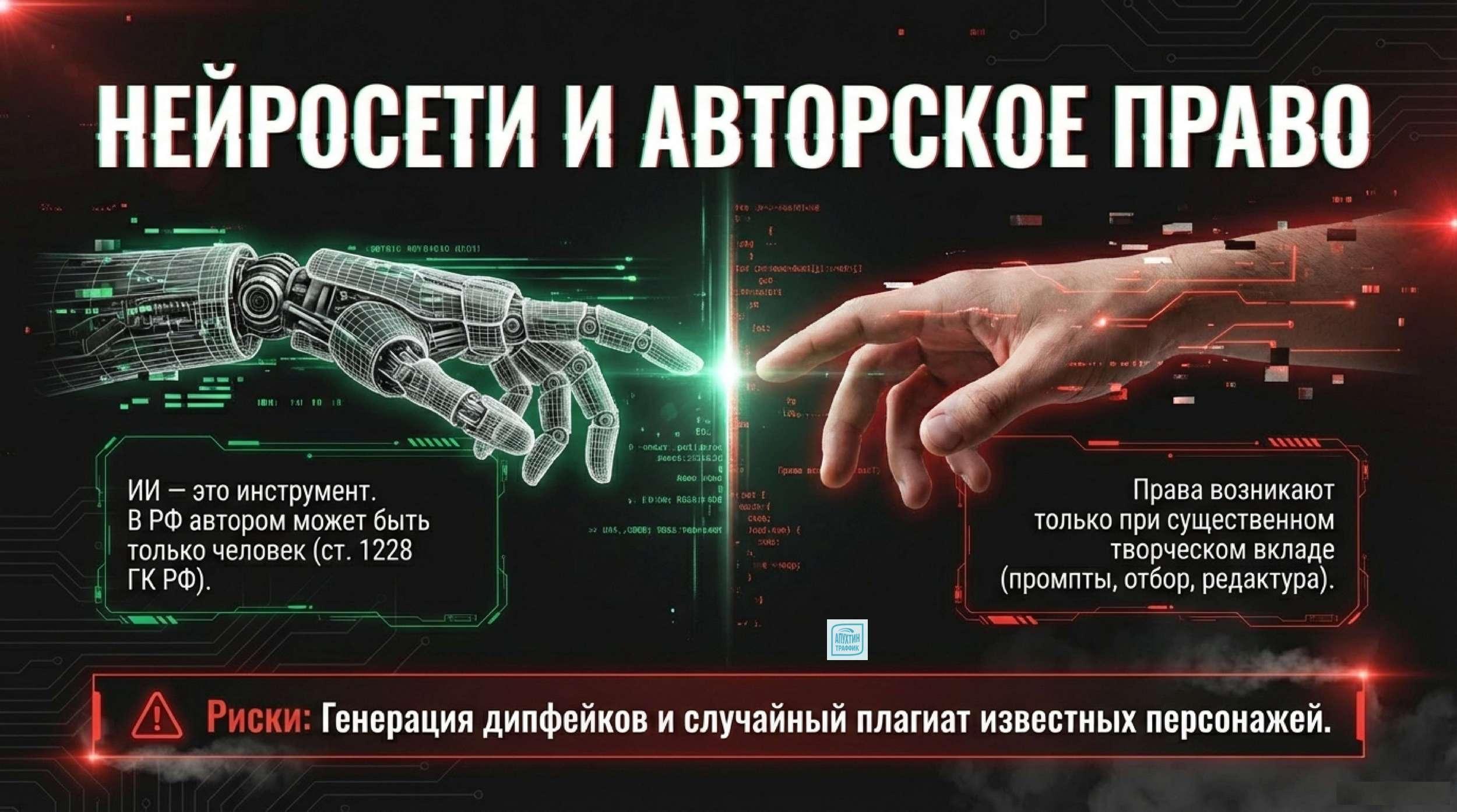 Использование изображений с чужим авторским правом и сгенерированных ИИ в 2026 году