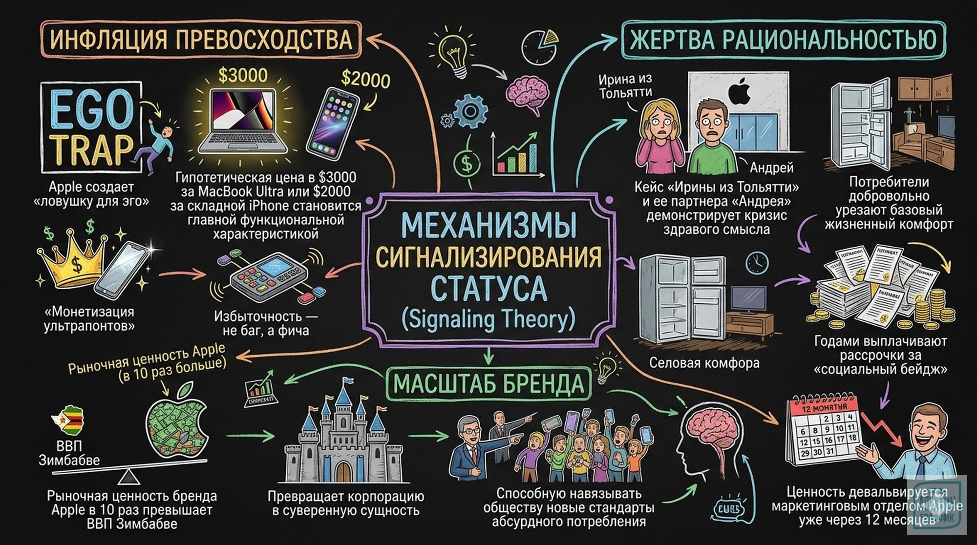 Эффект Веблена в действии: почему Apple продаёт статус дороже функциональности