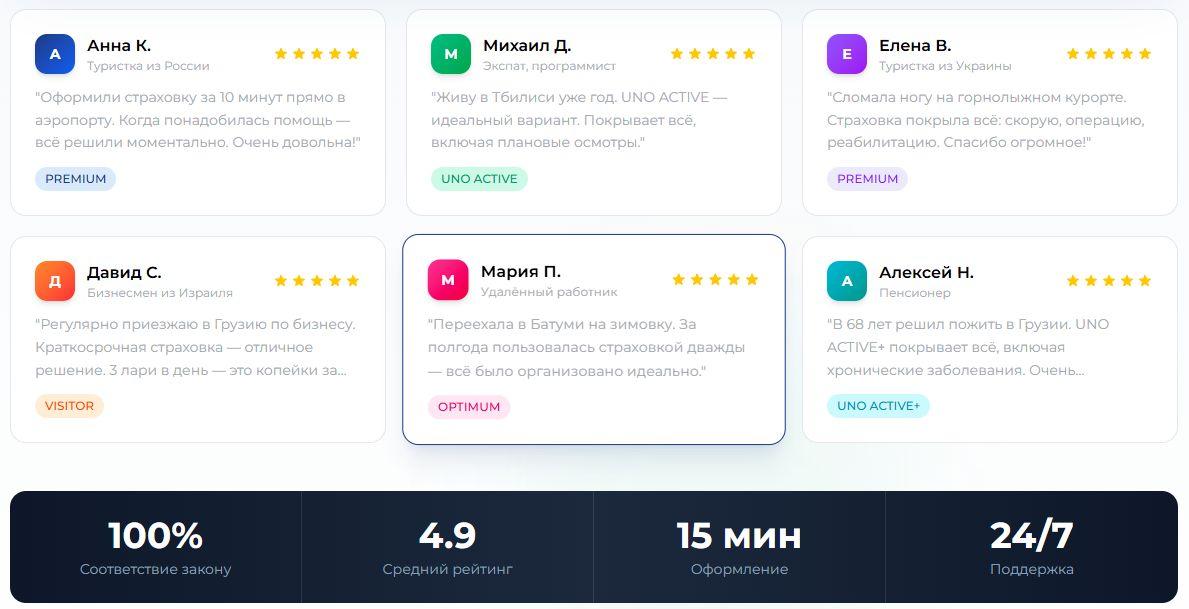 Медицинская страховка в Грузию 2026