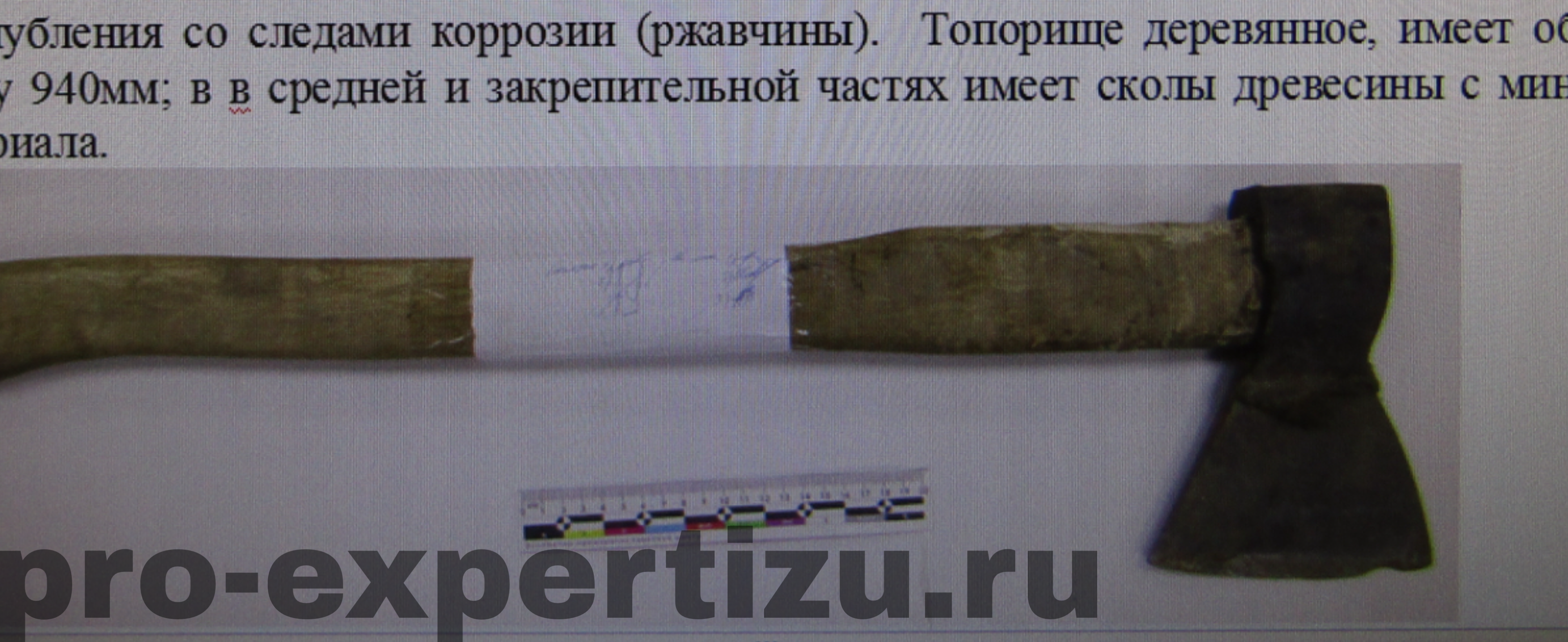 Рецензия на трасологическую экспертизу 