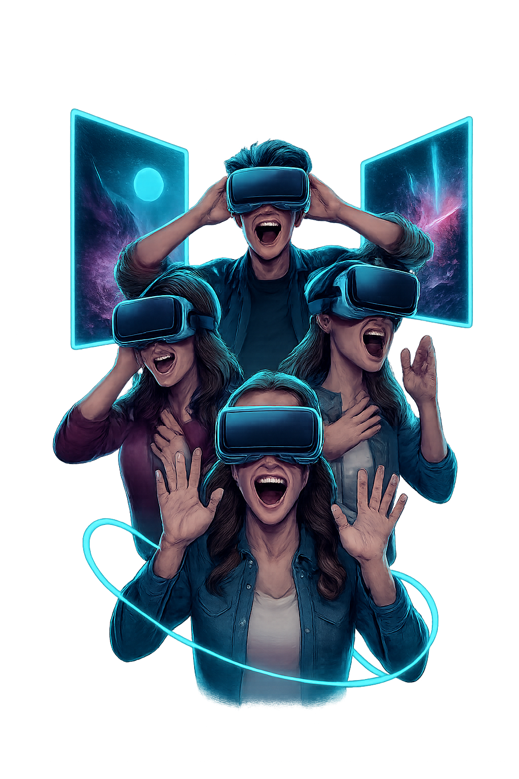 VR-квесты ALTERRA — игроки в виртуальной реальности со свободным перемещением по Благовещенску