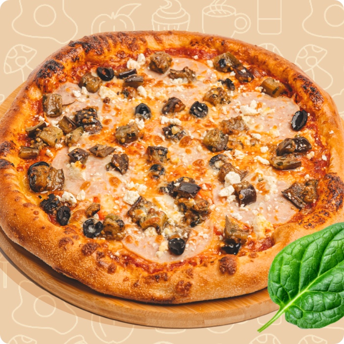 pizza capricio cu vinete