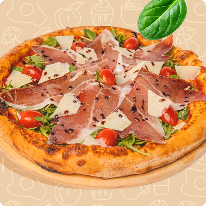 pizza prosciutto e rucola
