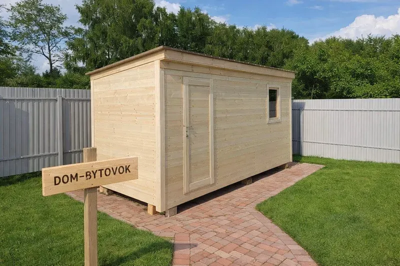 Бытовка для дачи 5х2м, 5х2,5м, 5х3м (утепленная)