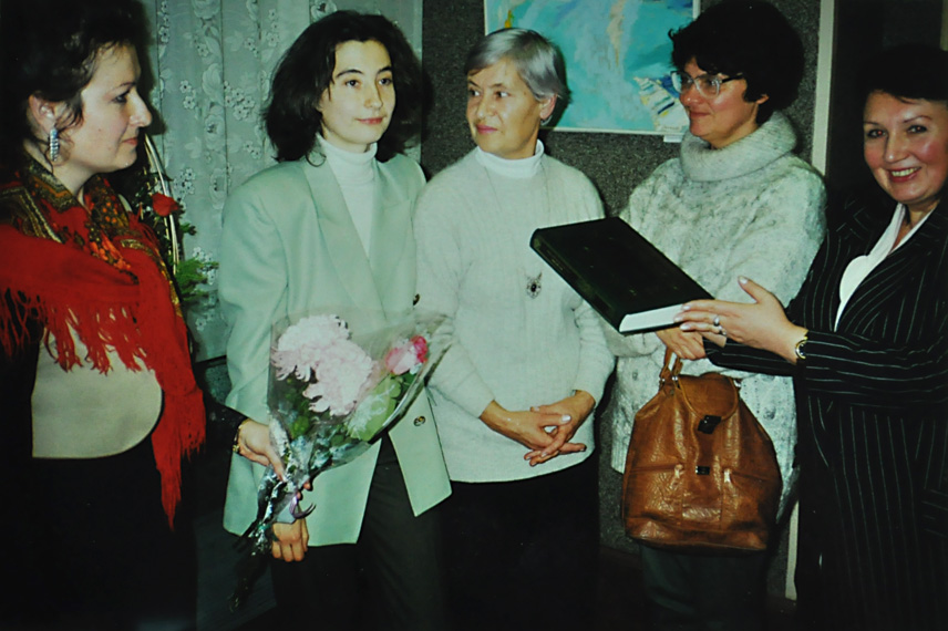Открытие персональной выставки, Москва 1999