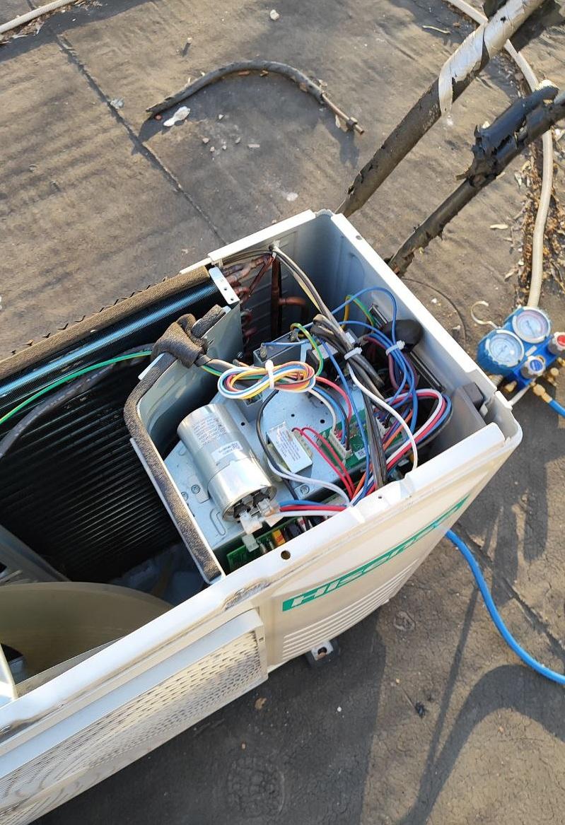 не стартовал кондиционер (не запускался внешний блок)