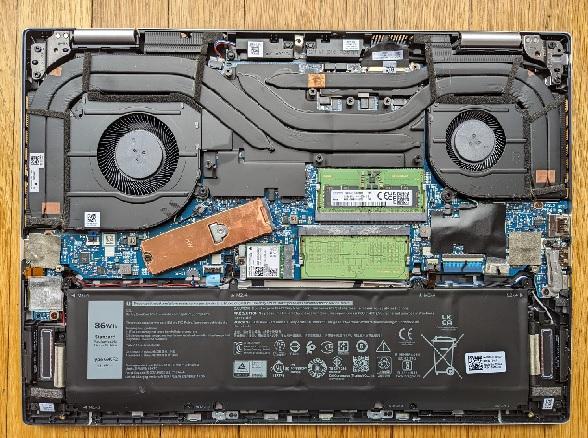 Ноутбук DELL был залит сломался южный мост