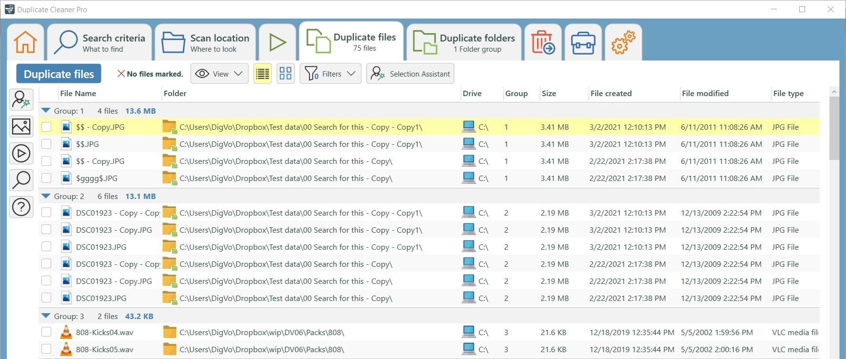 Duplicate Cleaner Pro софт для поиска дублей фото и видео