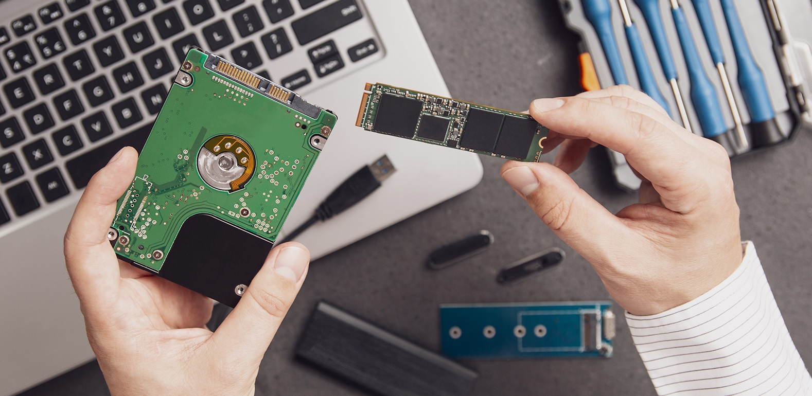 Жесткий диск и SSD накопитель M2