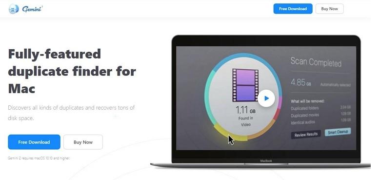 Gemini софт для поиска дублей на MacOS