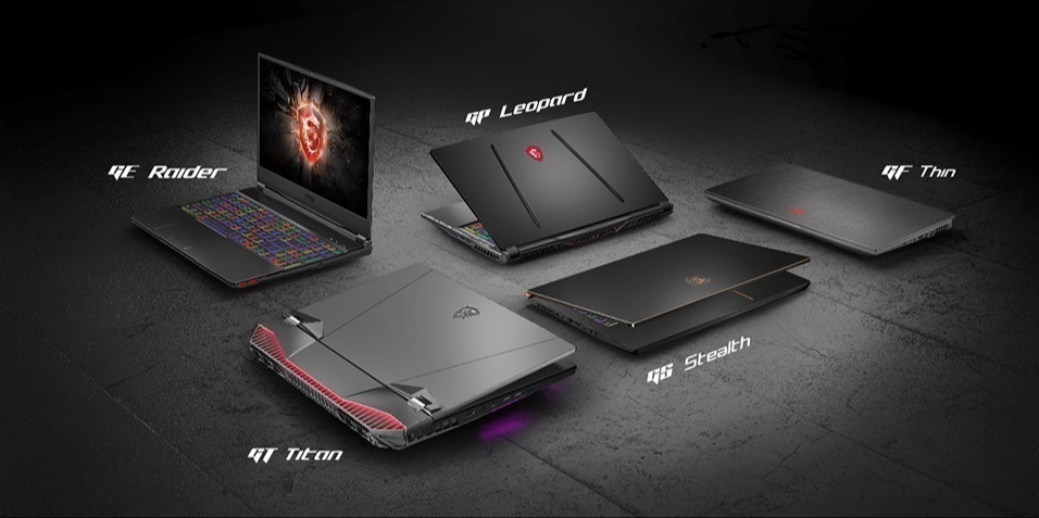 MSI GS, GF, GE, GP, GT Series