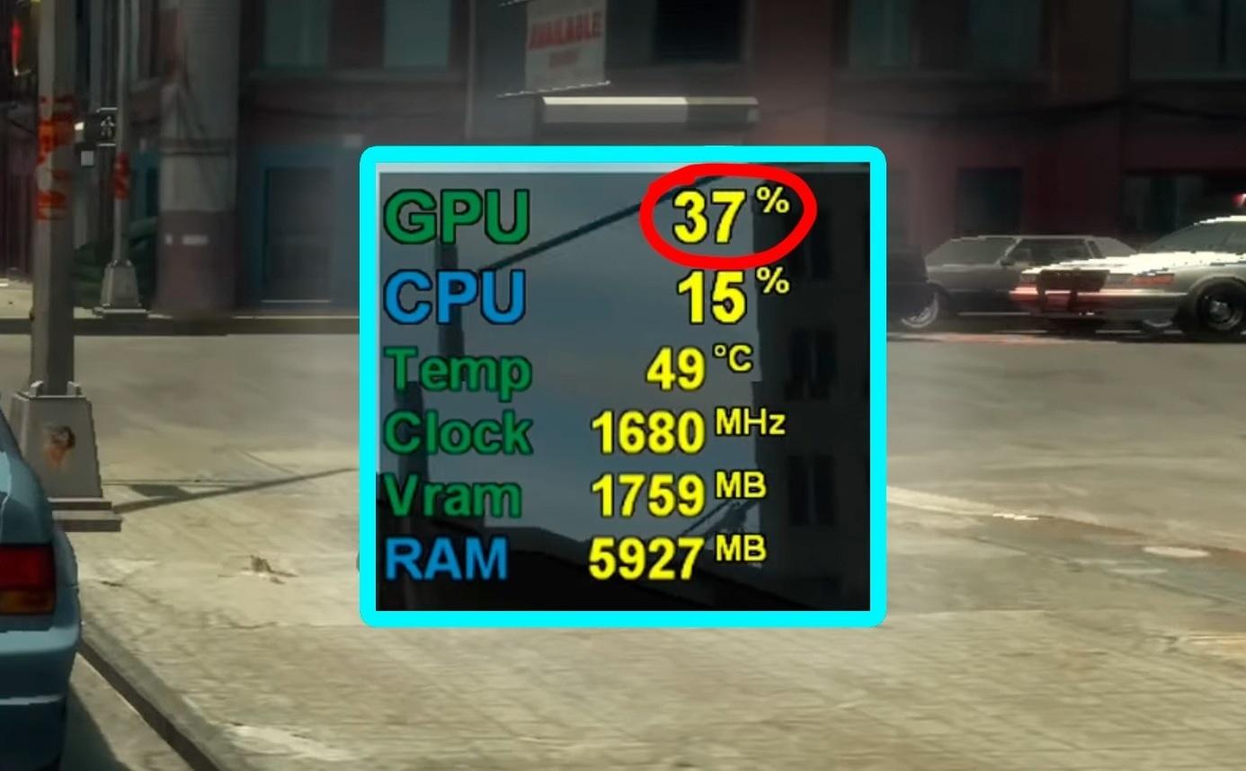 Как включить и выключить отображение строки мониторинга на Nvidia